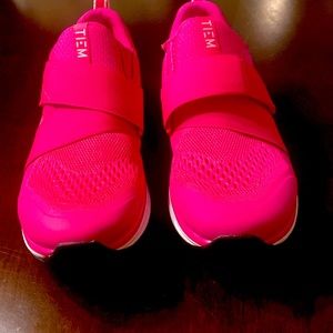 Bright Pink TIEM shoes w/clip-ins